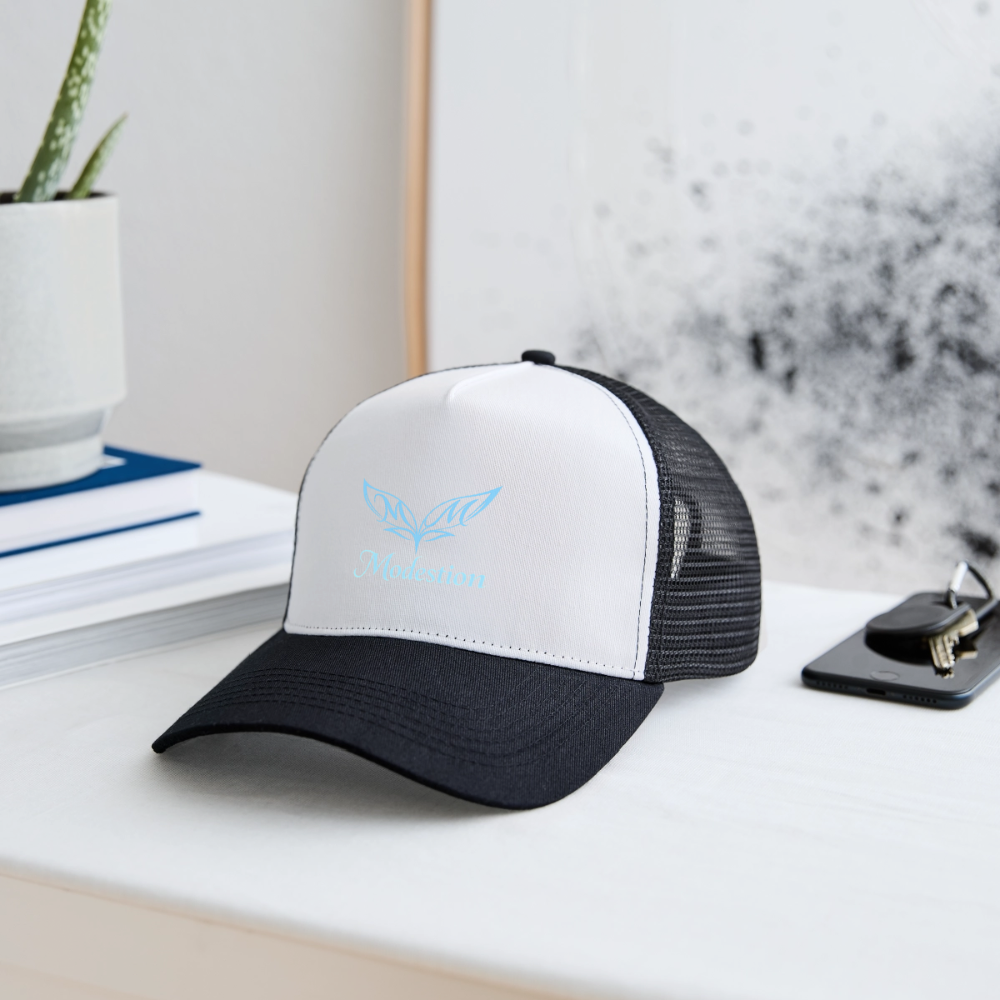 Trucker Cap - white/black