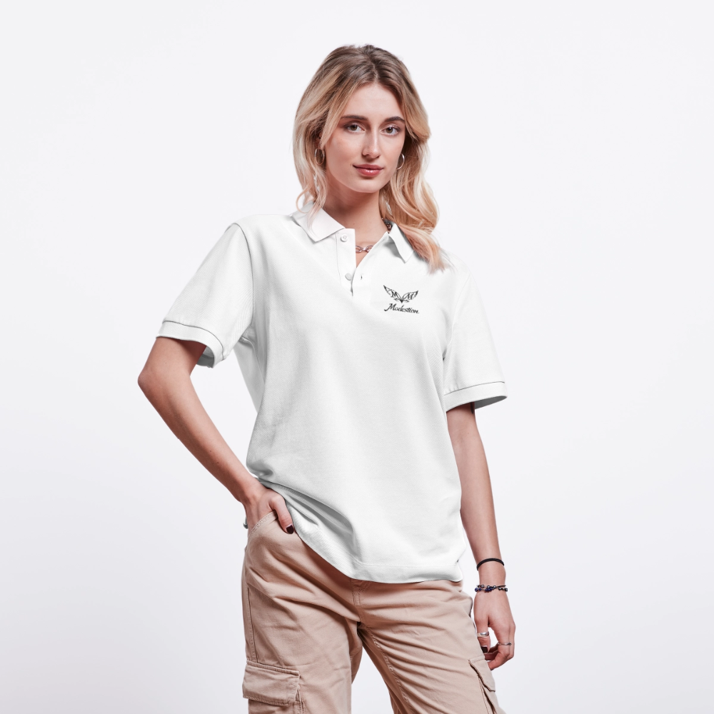 Stanley/Stella Unisex Organic Polo Shirt PREPSTER - white