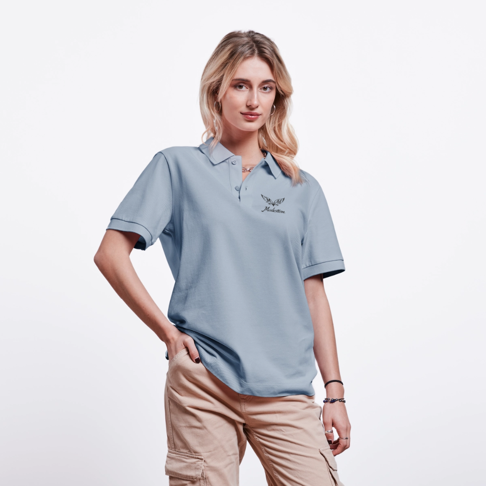 Stanley/Stella Unisex Organic Polo Shirt PREPSTER - sky blue