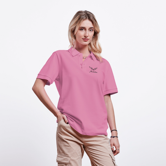 Stanley/Stella Unisex Organic Polo Shirt PREPSTER - bubble pink