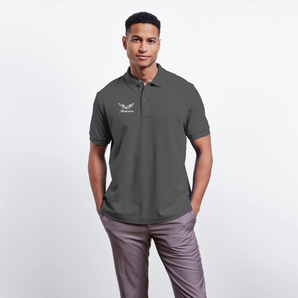 Stanley/Stella Unisex Organic Polo Shirt PREPSTER - anthracite