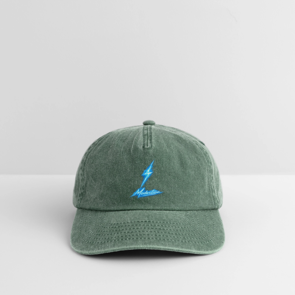 Relaxed Vintage Cap - vintage bottle green 