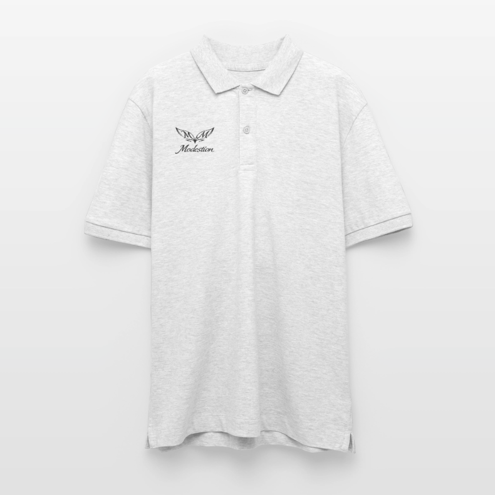 Stanley/Stella Unisex Organic Polo Shirt PREPSTER - heather white