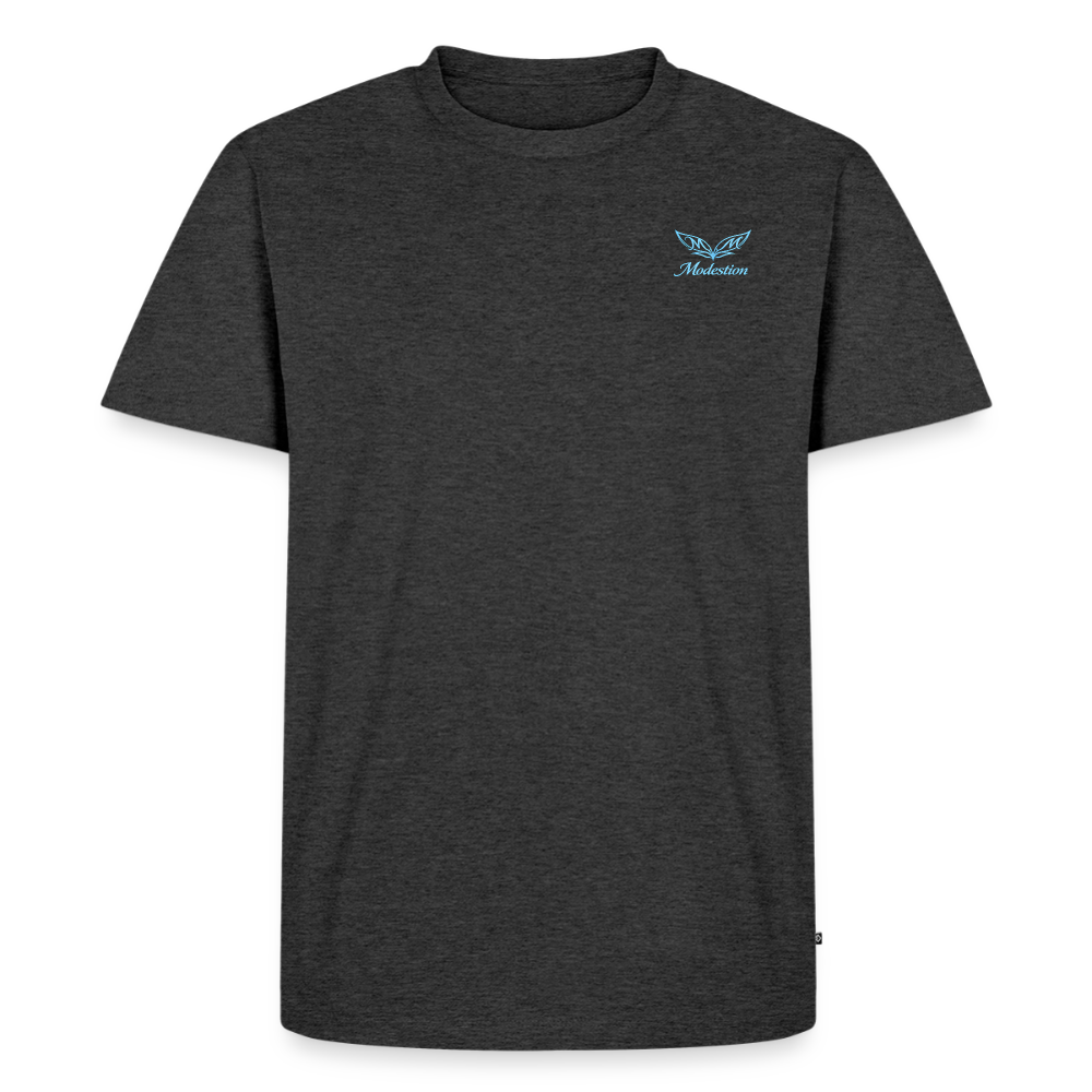 Mannen Premium T-shirt - antraciet gemêleerd