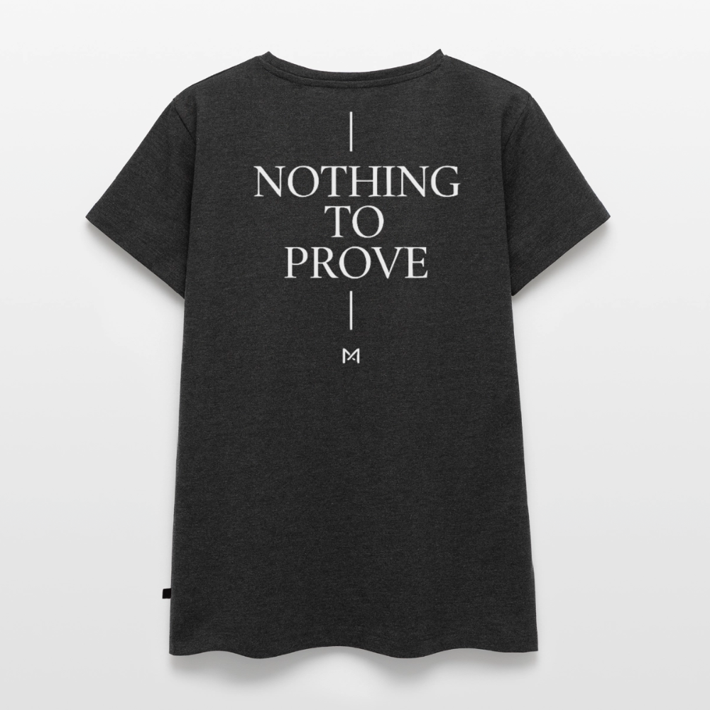Vrouwen Premium T-shirt - antraciet gemêleerd