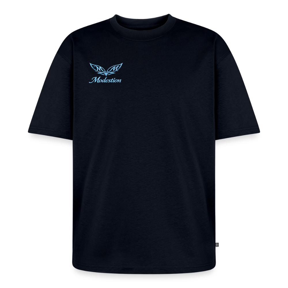 Unisex Premium Oversized Organic T-Shirt - navy