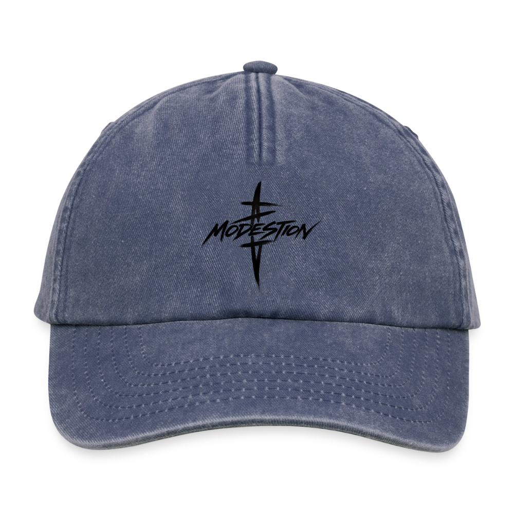 Relaxed Vintage Cap - vintage denim