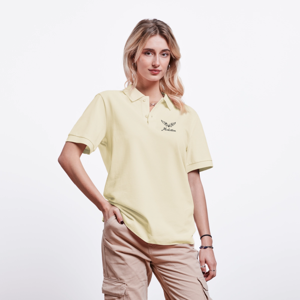 Stanley/Stella Unisex Organic Polo Shirt PREPSTER - soft Ecru