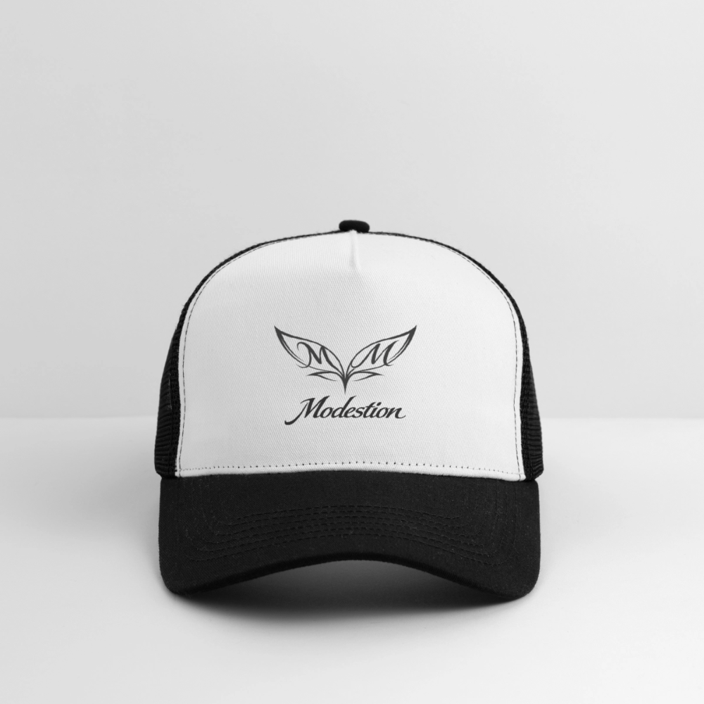 Trucker Cap - white/black