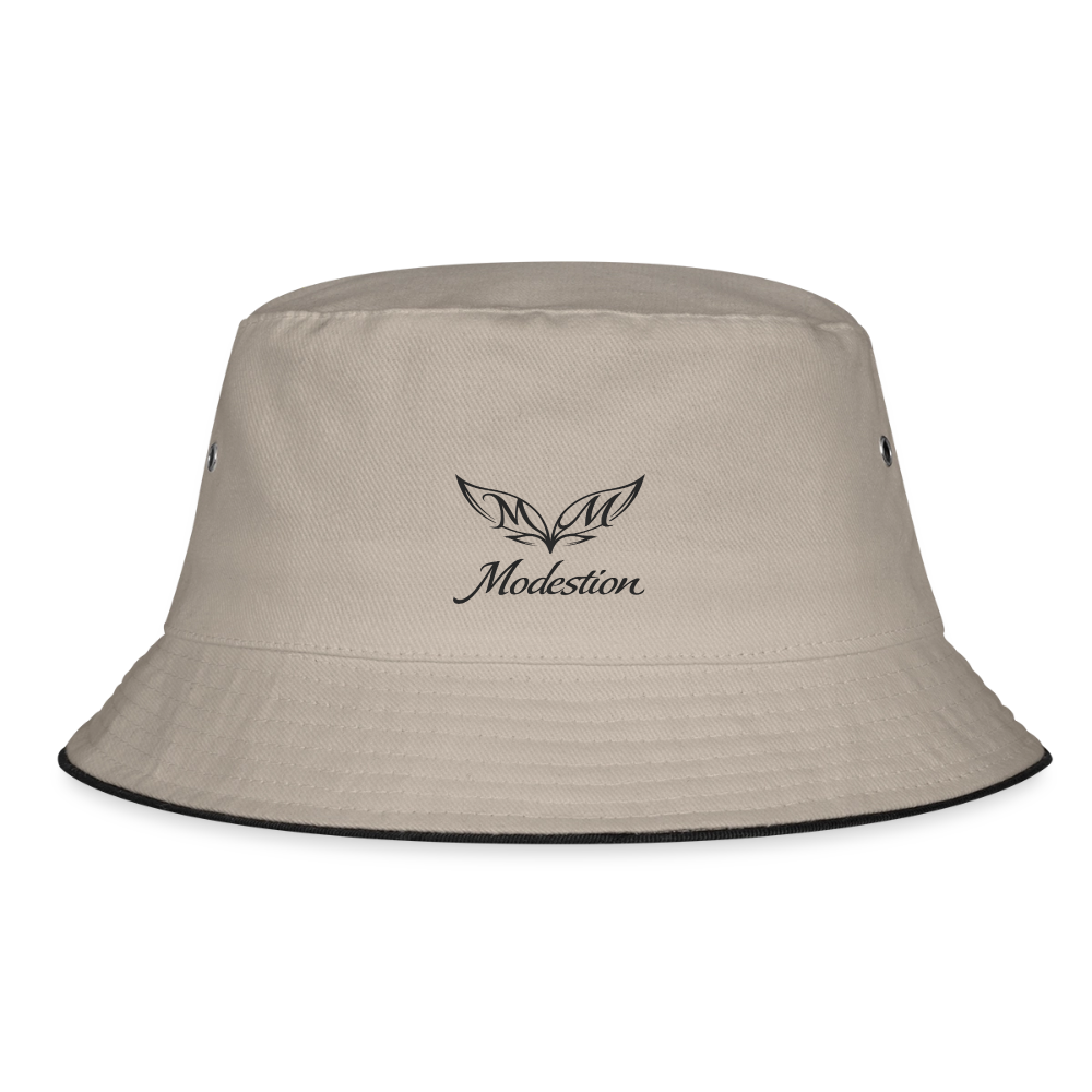Bucket Hat - khaki/black