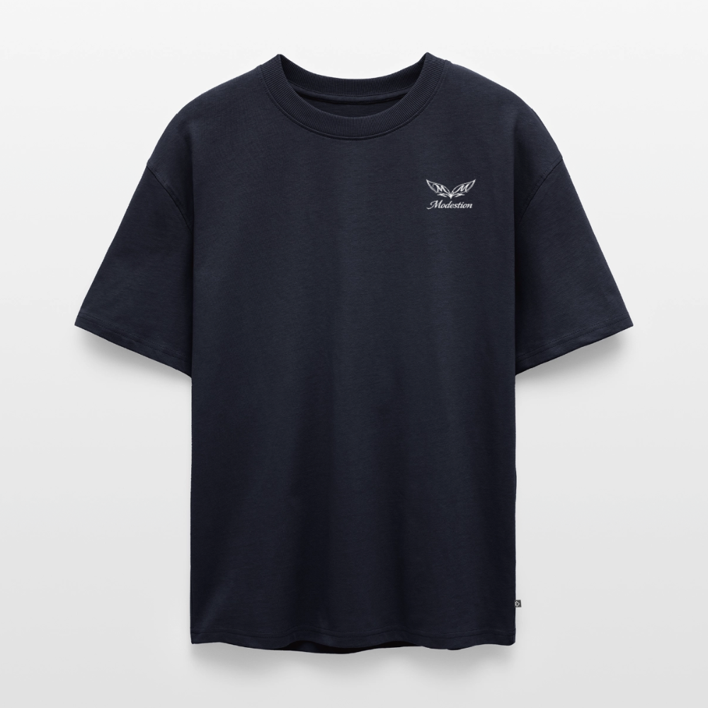 Unisex Premium Oversized Organic T-Shirt - navy