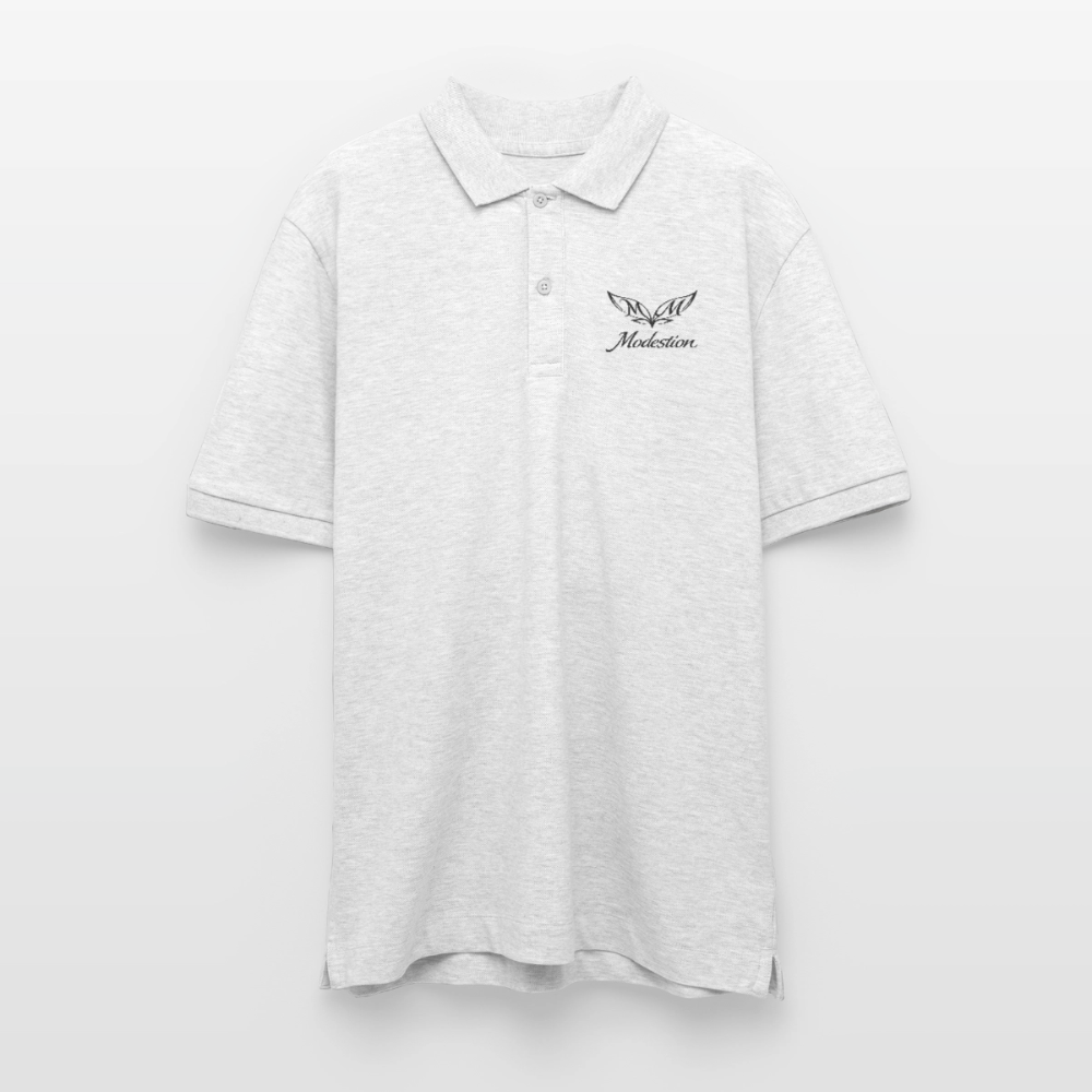 Stanley/Stella Unisex Organic Polo Shirt PREPSTER - heather white