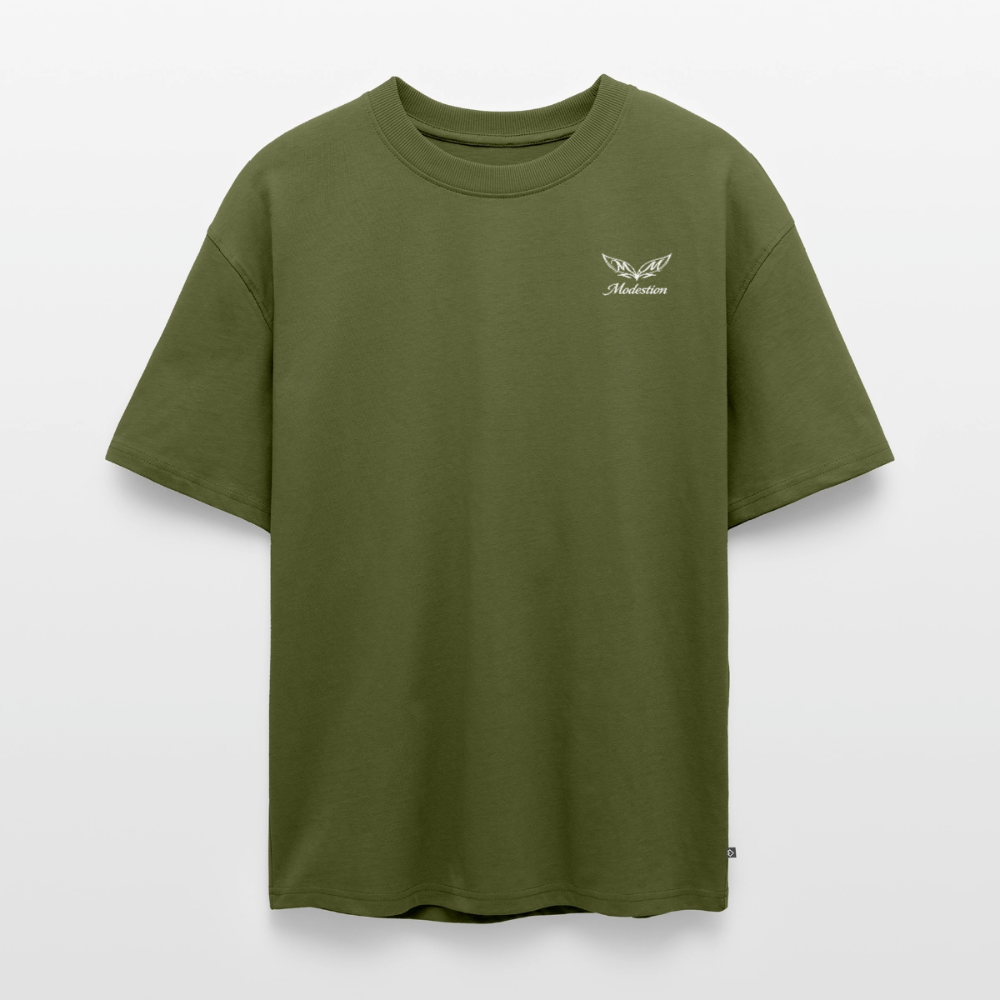 Unisex Premium Oversized Organic T-Shirt - khaki