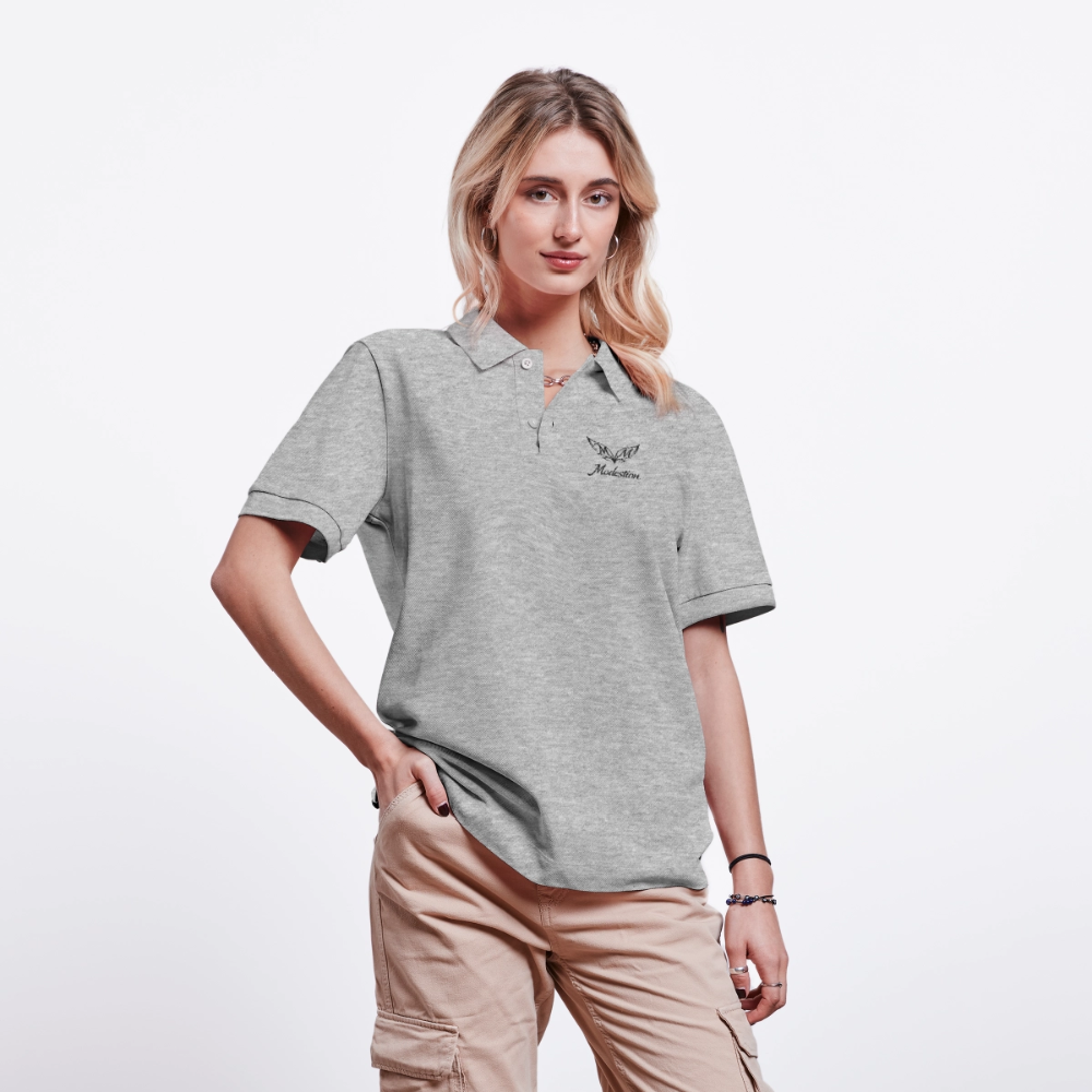Stanley/Stella Unisex Organic Polo Shirt PREPSTER - heather grey