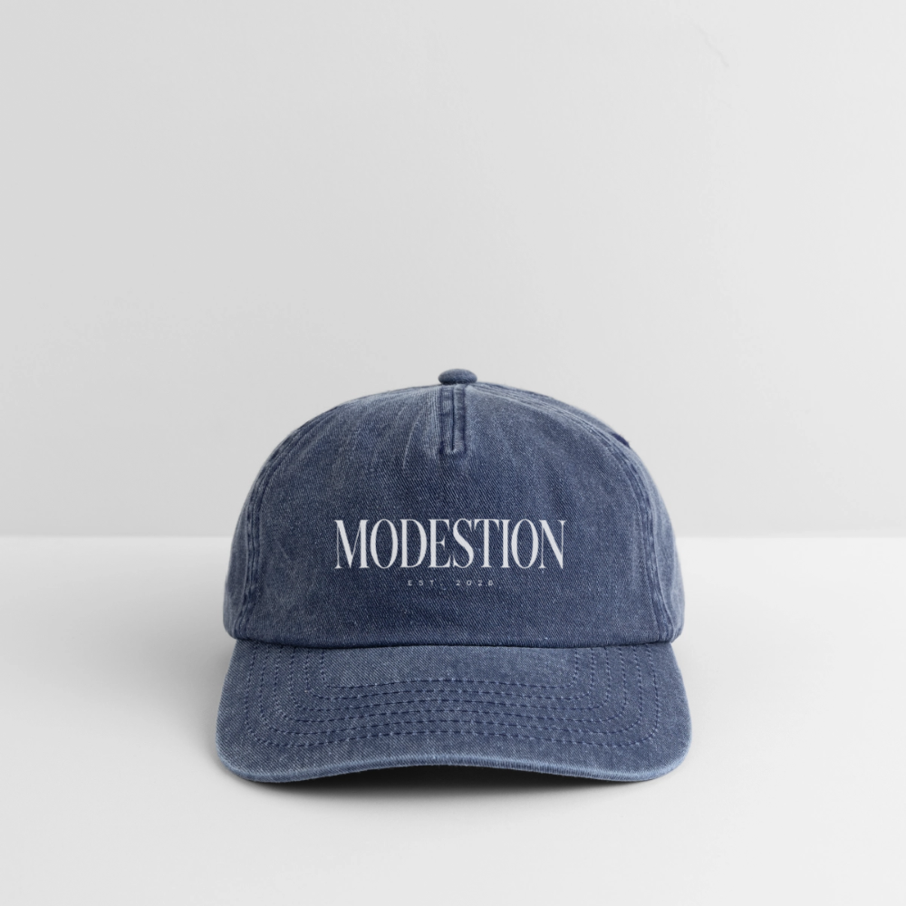 Relaxed Vintage Cap - vintage denim