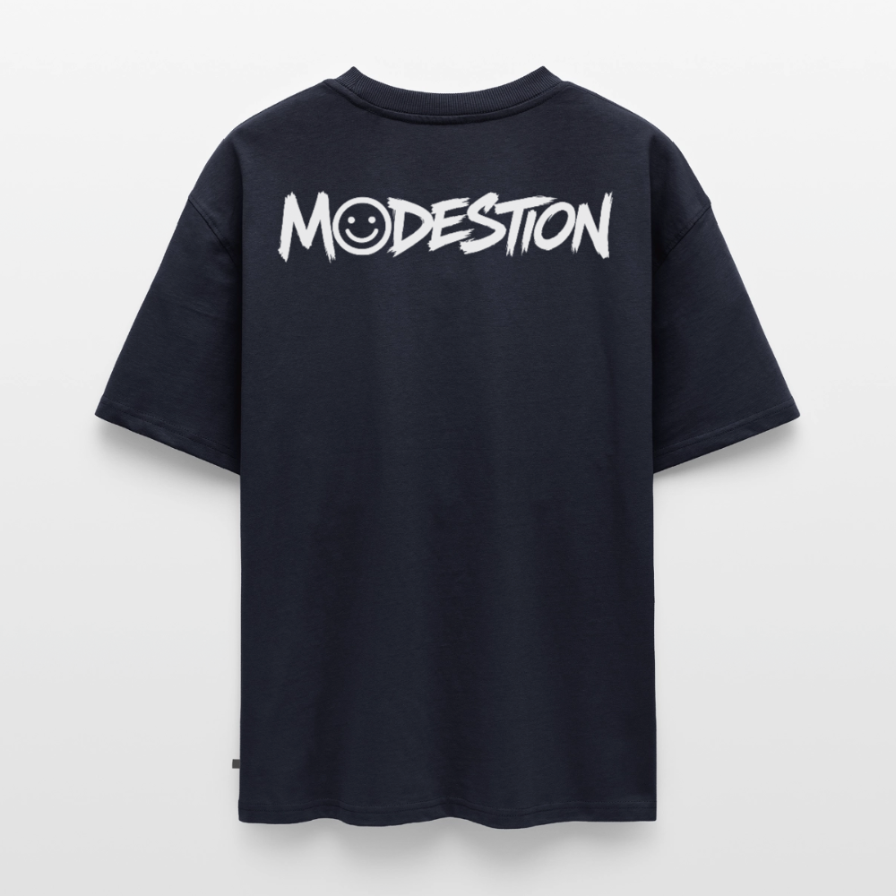 Unisex Premium Oversized Organic T-Shirt - navy