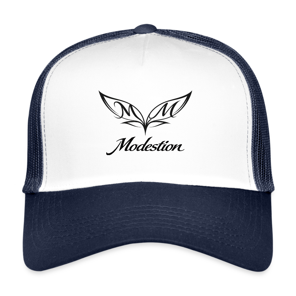 Trucker Cap - white/navy