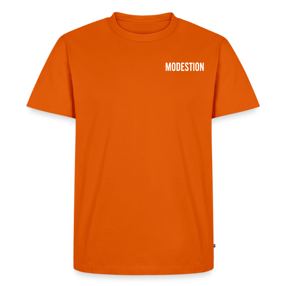 Mannen Premium T-shirt - oranje 