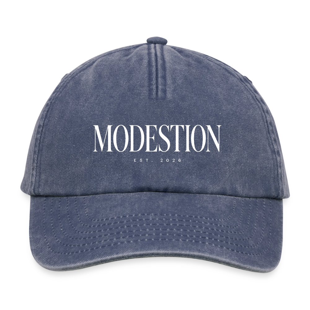 Relaxed Vintage Cap - vintage denim
