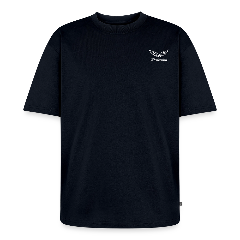 Unisex Premium Oversized Organic T-Shirt - navy