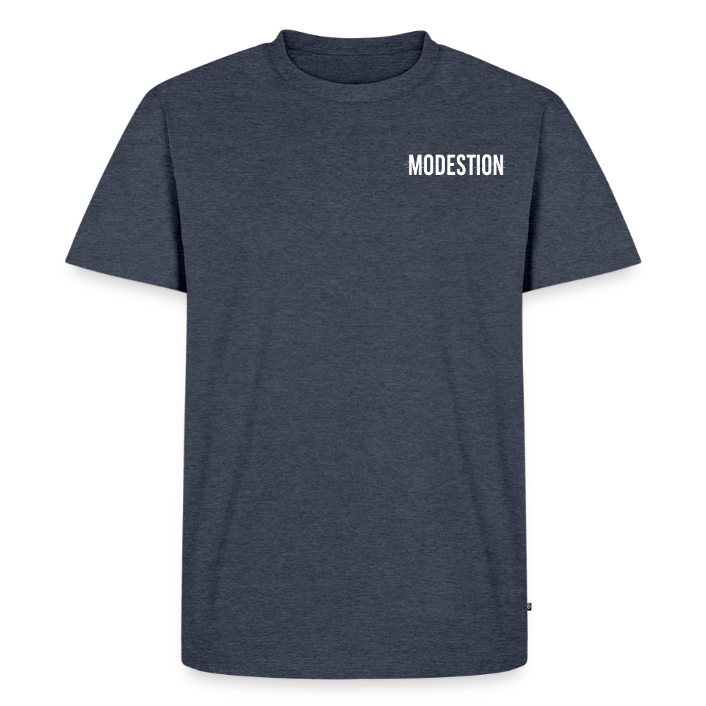 Mannen Premium T-shirt - jeansblauw 