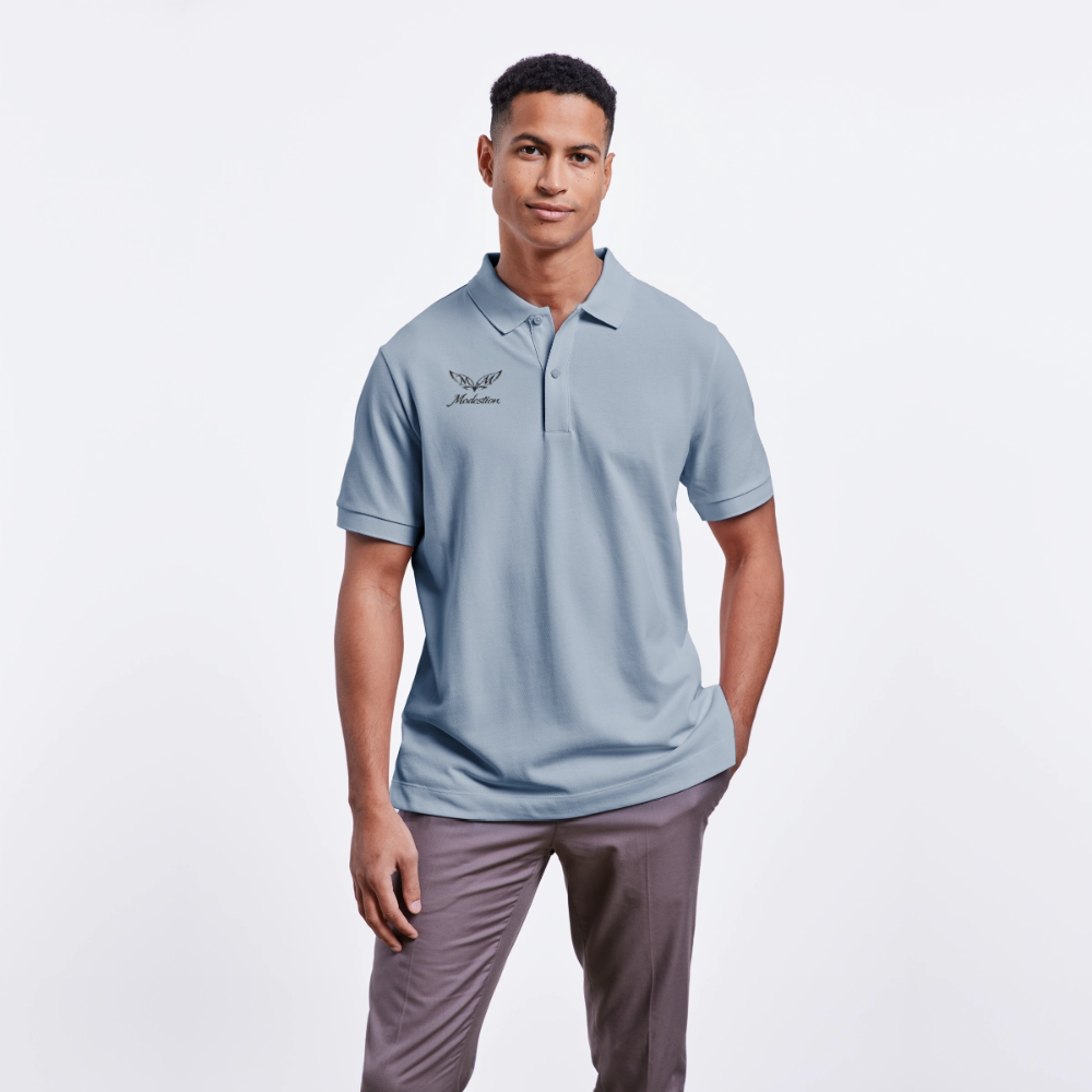 Stanley/Stella Unisex Organic Polo Shirt PREPSTER - sky blue