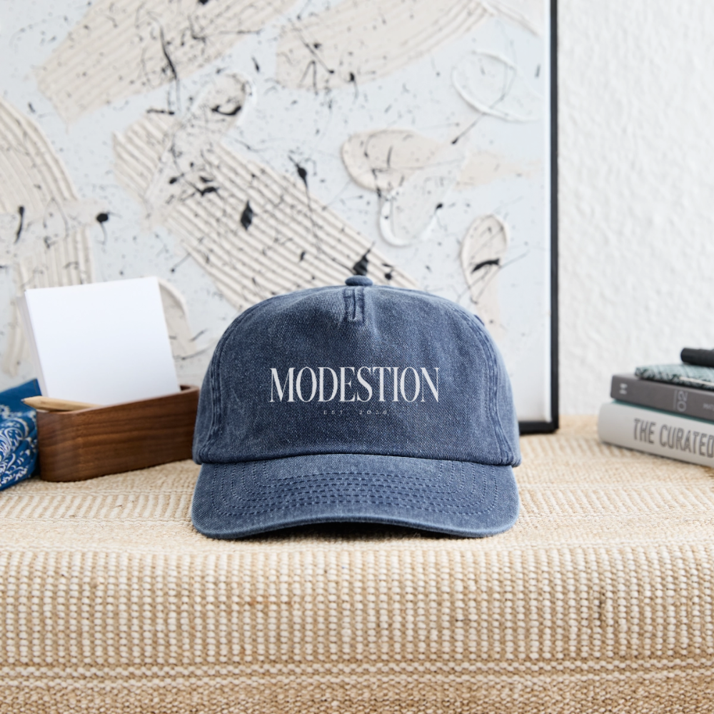 Relaxed Vintage Cap - vintage denim