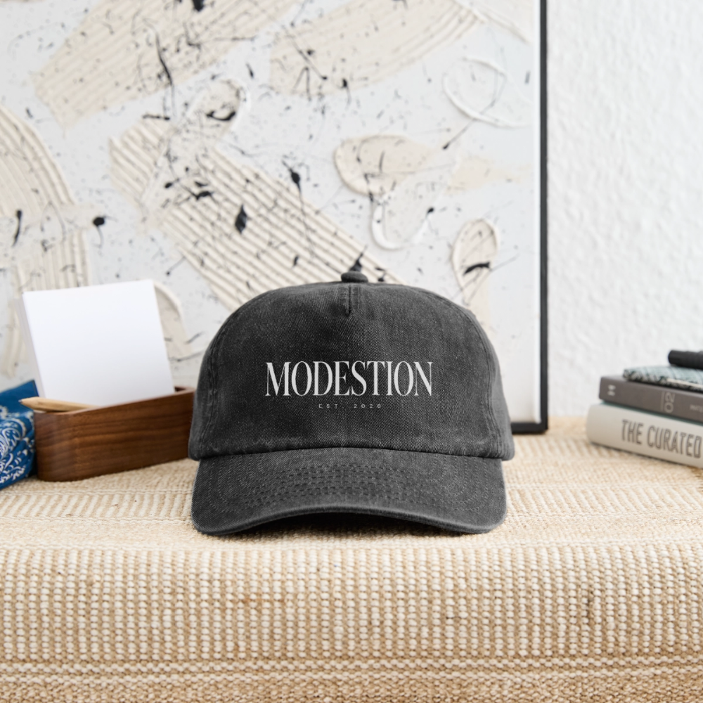 Relaxed Vintage Cap - vintage black