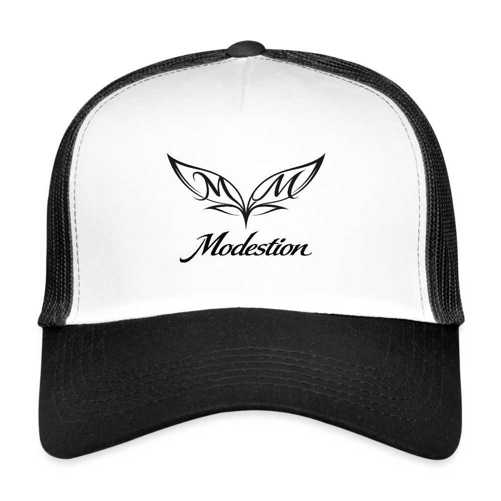 Trucker Cap - white/black