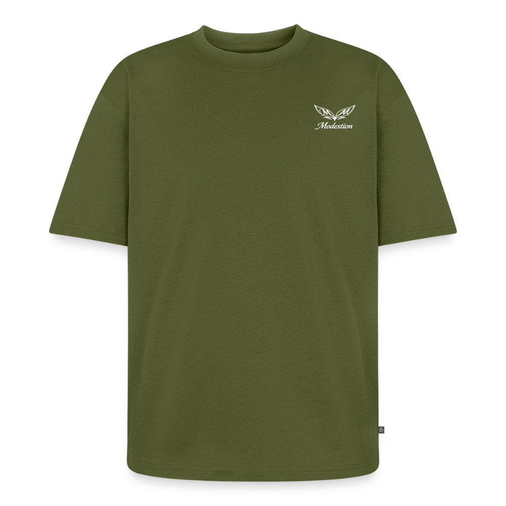 Unisex Premium Oversized Organic T-Shirt - khaki