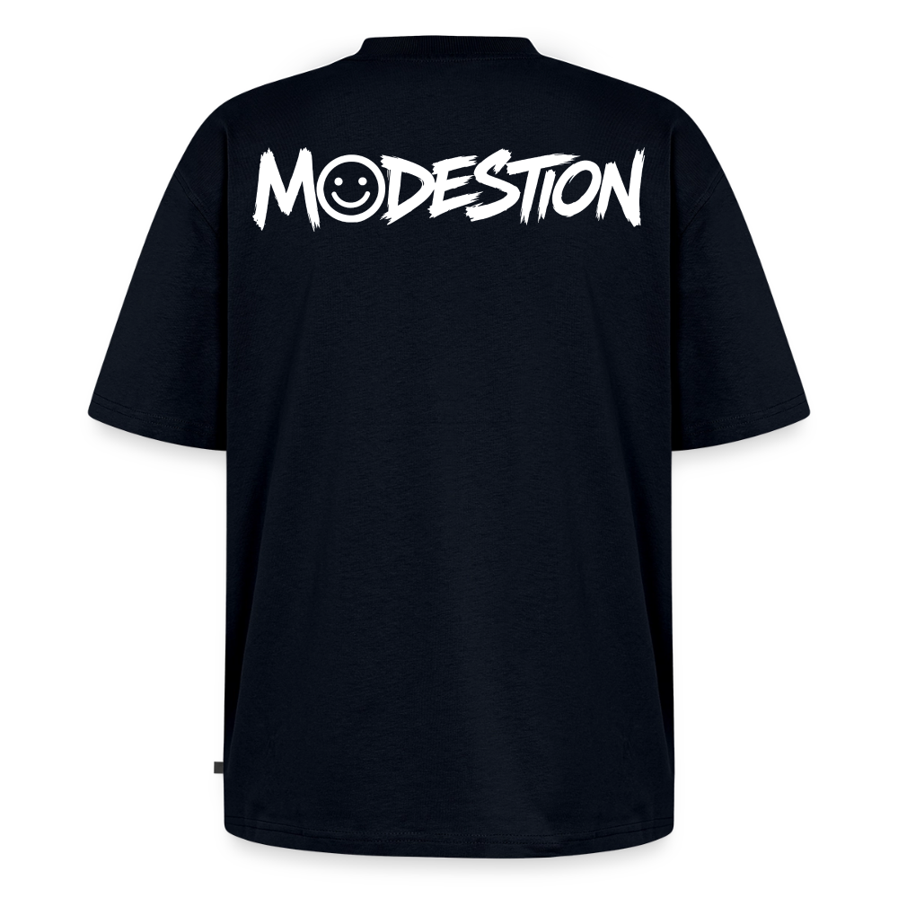 Unisex Premium Oversized Organic T-Shirt - navy