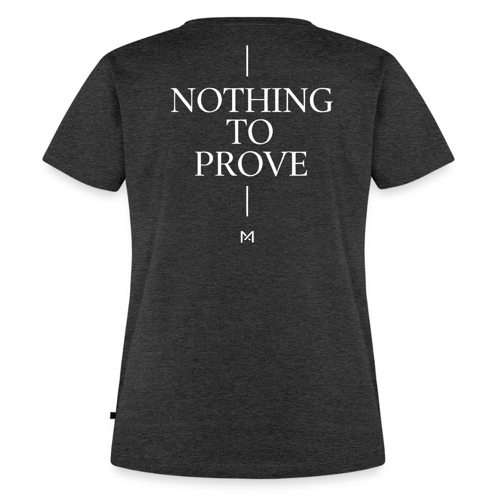 Vrouwen Premium T-shirt - antraciet gemêleerd