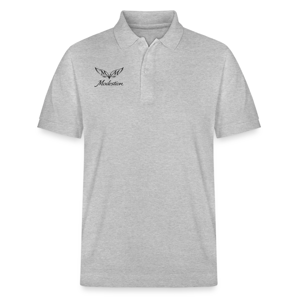 Stanley/Stella Unisex Organic Polo Shirt PREPSTER - heather grey