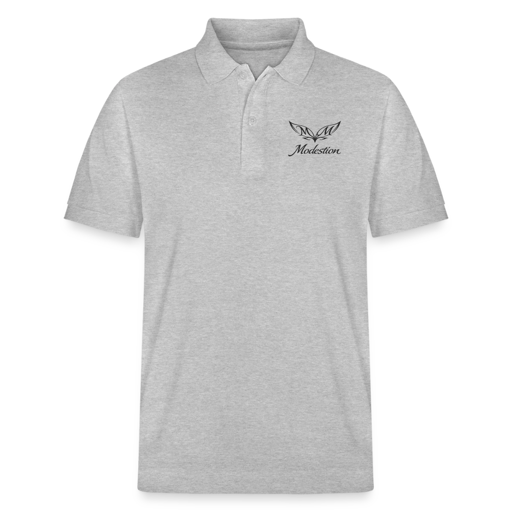 Stanley/Stella Unisex Organic Polo Shirt PREPSTER - heather grey